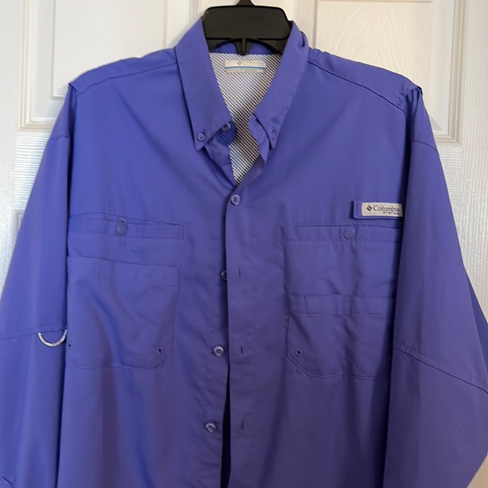 Columbia PFG button down men’s shirt